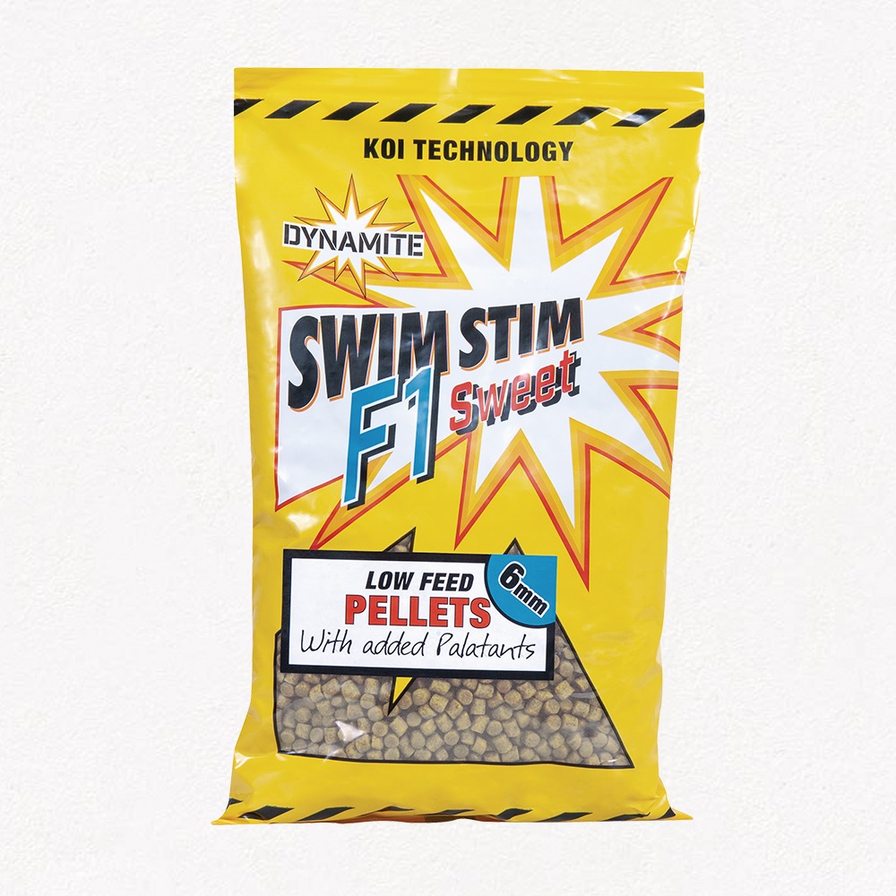 Dynamite Baits F1 Sweet Swim Stim Pellets and Groundbait