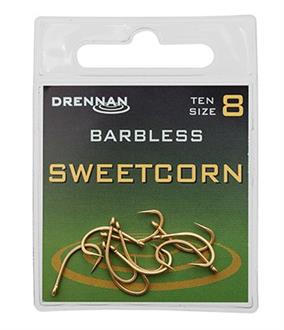 Drennan New Generation Sweetcorn Barbless Eyed Hooks
