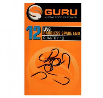 GURU LWG Spade End Barbless Hooks