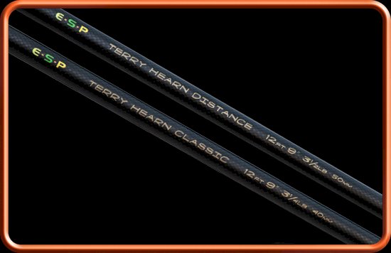 ESP Terry Hearn Classic and Distance 12ft 9in Carp Rods - Matchman Supplies