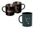 Fox Stainless Steel and Plastic Mugs