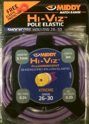 Middy Hi-Viz Shockcore Pole Elastic - all sizes - Matchman Supplies