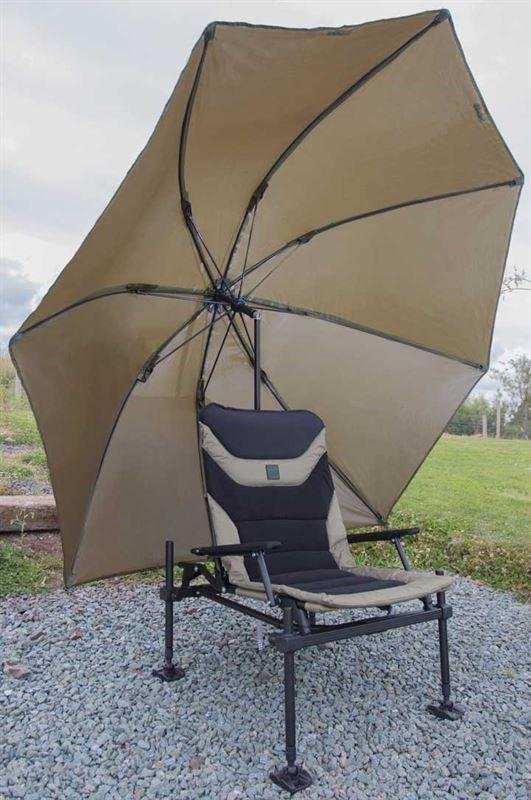 Korum 50 Inch Graphite Brolly - KMLUG/52 - Matchman Supplies