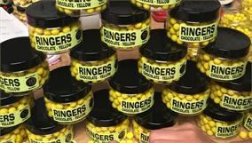 Ringers Chocolate Yellow Wafters, 10mm