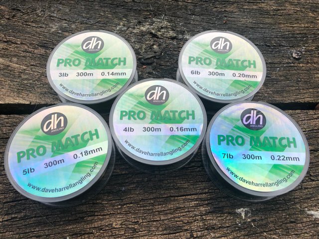 Dave Harrell Pro Rig Line 100m All Sizes Available Coarse Match Fishing 