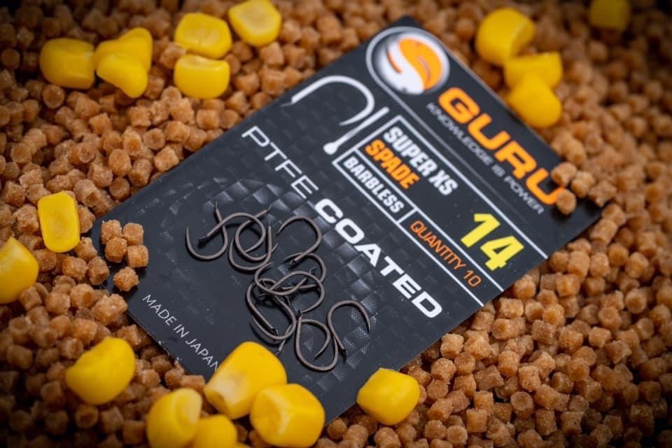 Guru Super XS Spade end PTFE Coated Hooks Matchman Supplies