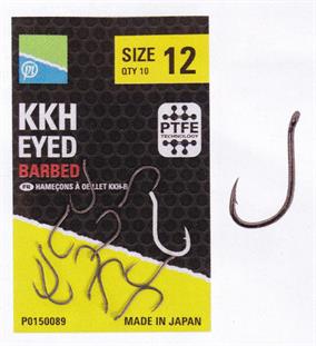 Preston Innovations KKH Microbarbed Eyed Hooks