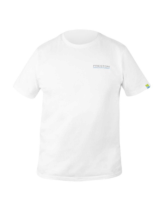 Preston Innovations T-shirt  White 100% COTTON SMART QUALITY 