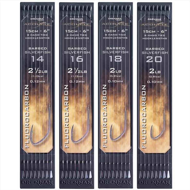Drennan Acolyte Silverfish Barbed 6 inch Hook Plates