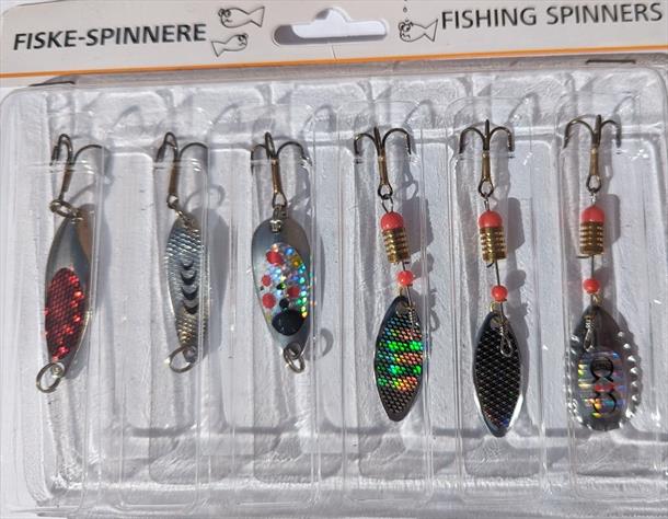 Fishing Spinners 6pk