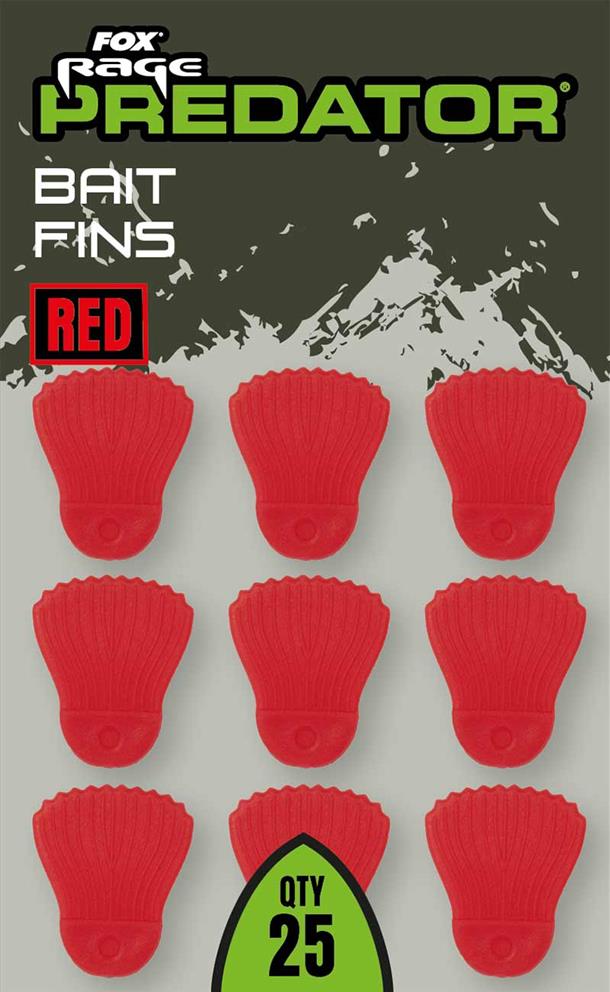 Fox Rage Predator Bait Fins Red