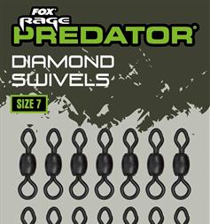 Fox Rage Predator Diamond Swivels Size 7