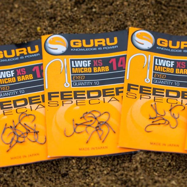 Guru LWGF Feeder Special XS Micro Barbed Eyed Hooks