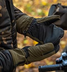 Korda Polar Mittens Dark Olive