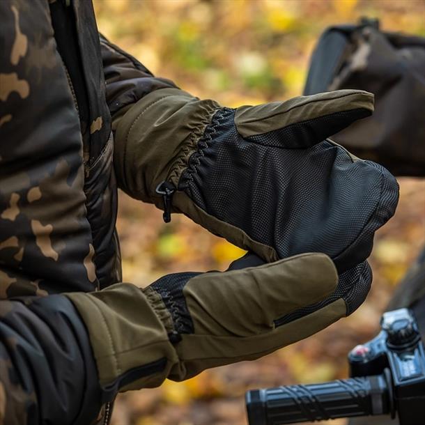 Korda Polar Mittens Dark Olive