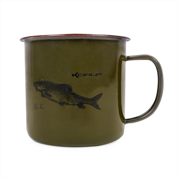 Korum Enamel Barbel Mug
