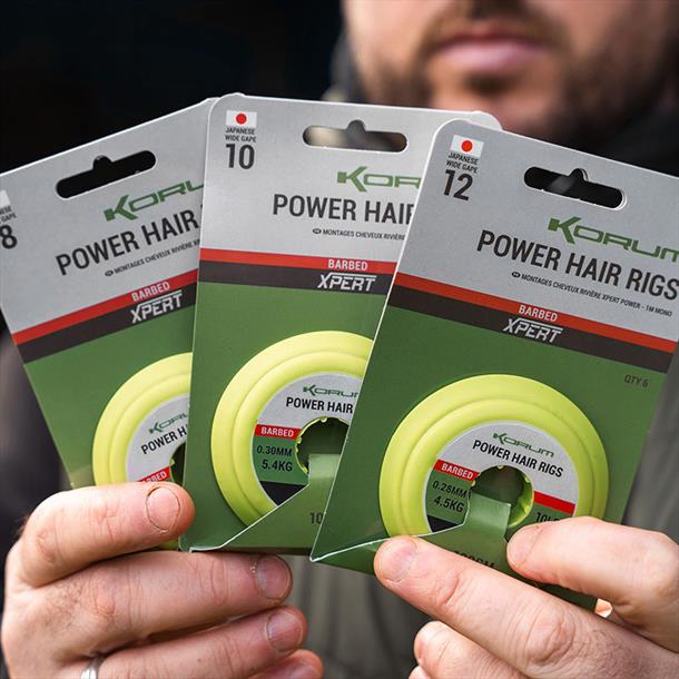 Korum Power Hair Rigs 1m