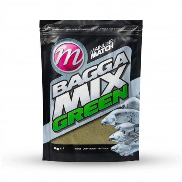 Mainline Match Bagga Mix Groundbait Green