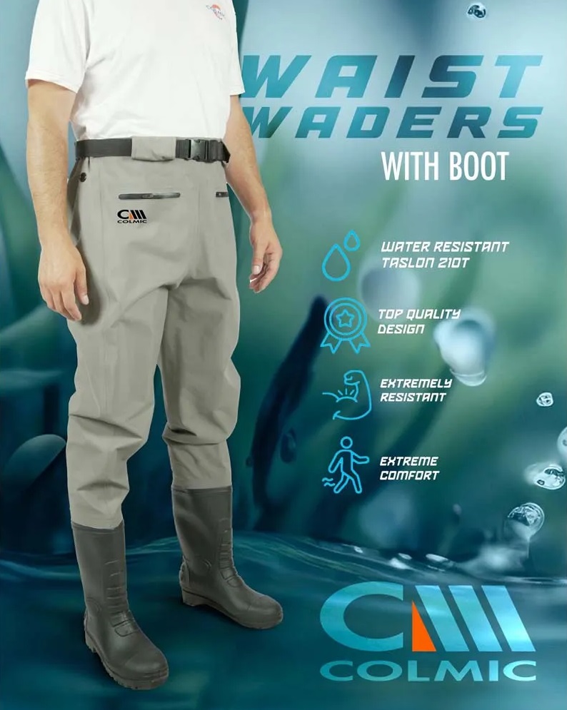 colmic taslon waist waders-4