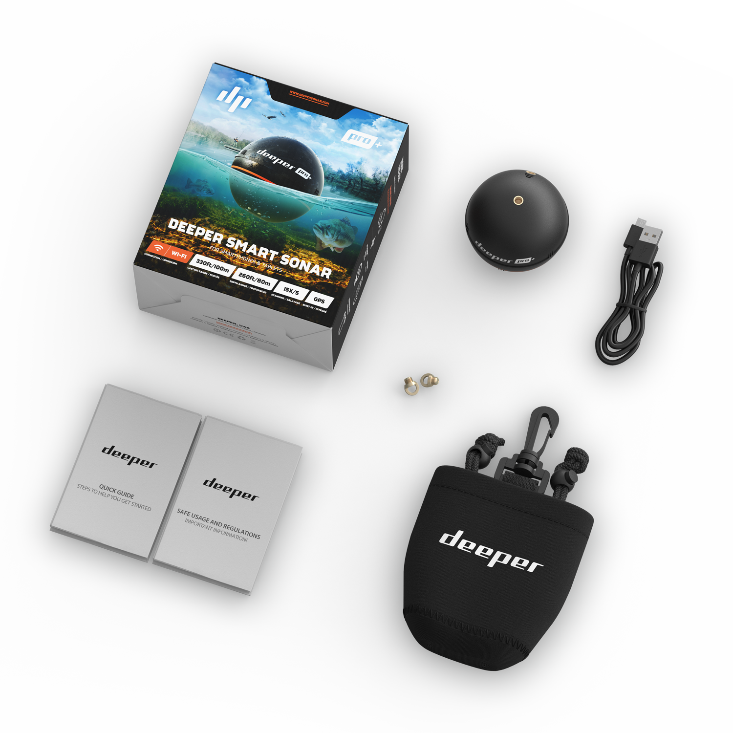 Deeper Pro Plus Fish Finder - Matchman Supplies