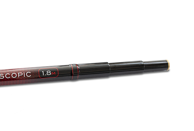 drennan red range compact 1.8m telescopic handle-3