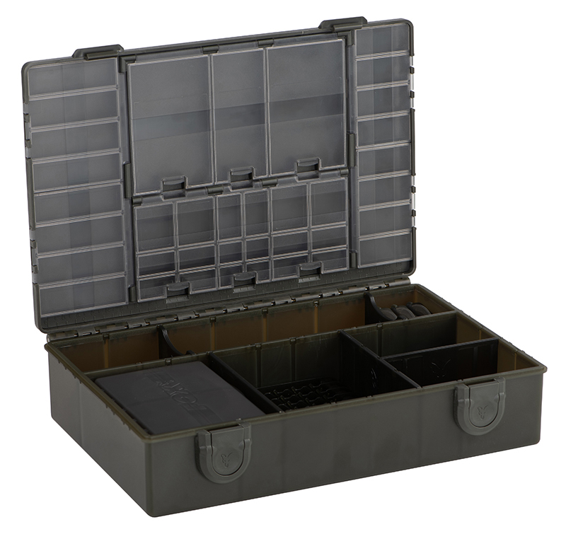 Fox Edges Medium Tackle Boxes Loaded and Unloaded