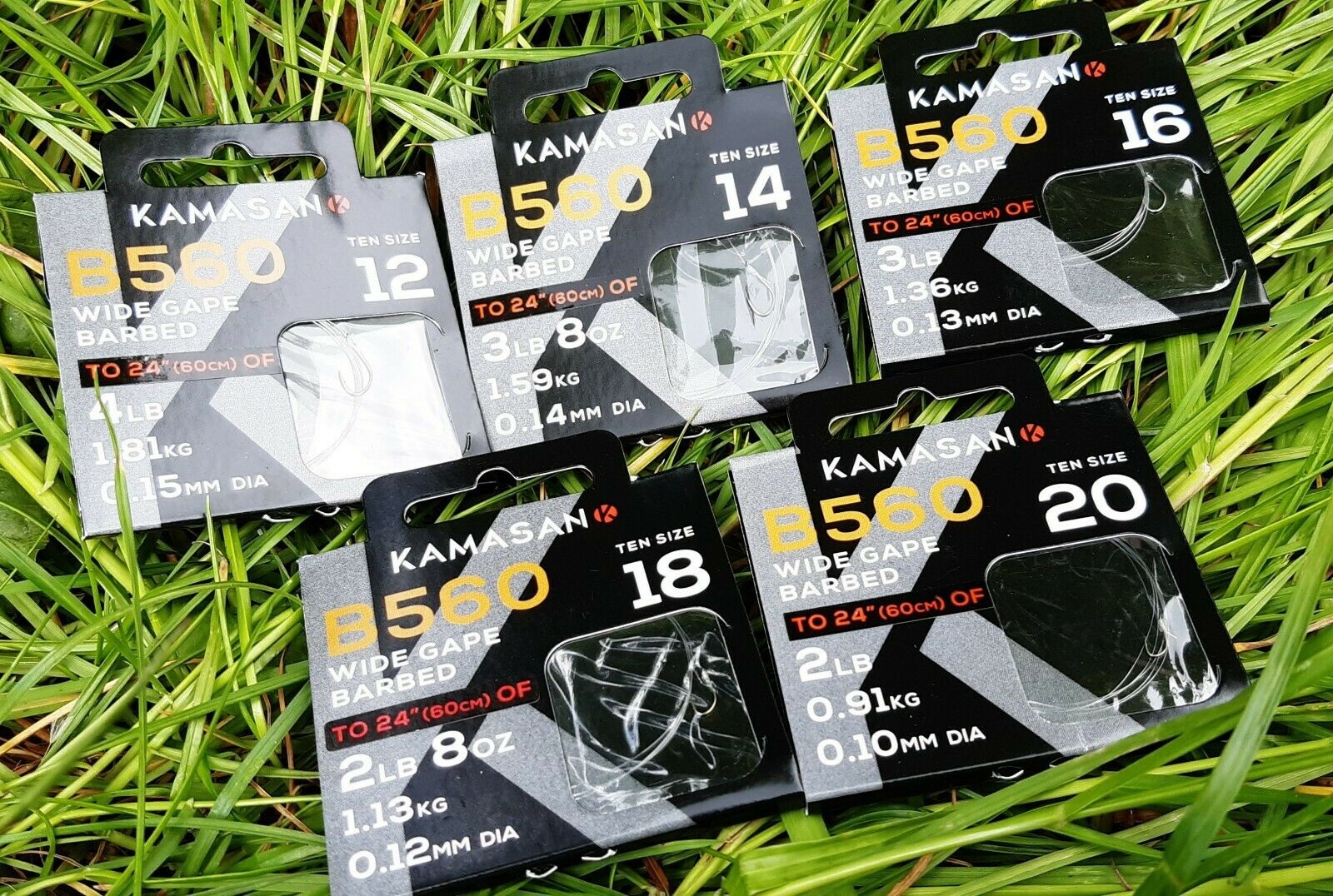 kamasan b560 hooks to nylon-2