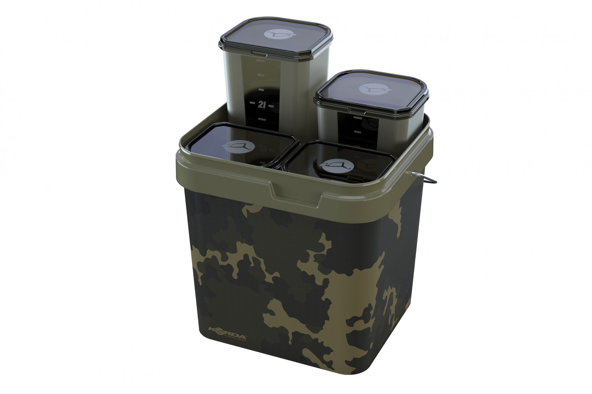 Korda Kontainer System 17L and Spare Kontainers