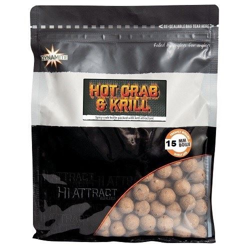 Dynamite Baits Hot Crab and Krill Boilie Range